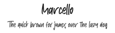 Marcello by Vunira Design — Script Handwritten Font — thumbnail 1