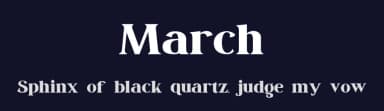 March by Din Studio — Serif Font — thumbnail 2