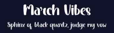 March Vibes by PiPi Creative STUDIO — Script Handwritten Font — thumbnail 2