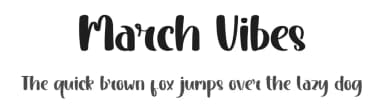 March Vibes by PiPi Creative STUDIO — Script Handwritten Font — thumbnail 1