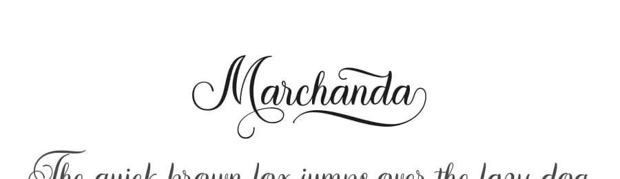 Marchanda by Mega Type — Script Handwritten Font