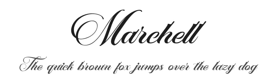 Marchell by Blankids — Script Handwritten Font
