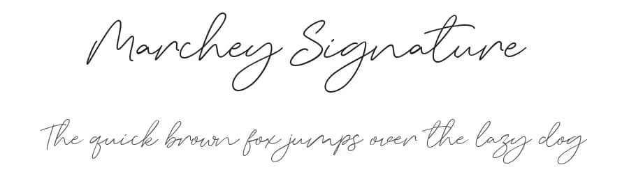 Marchey Signature by Typebae Foundry — Script Handwritten Font