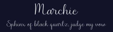 Marchie by Sibelumpagi — Script Handwritten Font — thumbnail 2