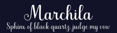 Marchila by Manjali Studio — Script Handwritten Font — thumbnail 2