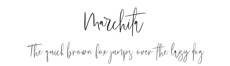 Marchita by Vultype — Script Handwritten Font