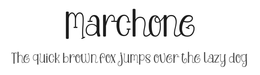 Marchone by 7NTypes — Script Handwritten Font