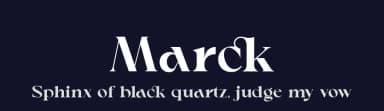 Marck by Penatic Studio — Serif Font — thumbnail 2