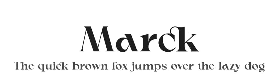 Marck by Penatic Studio — Serif Font