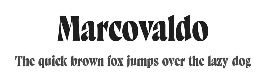 Marcovaldo by Zetafonts — Serif Font