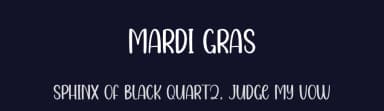 Mardi Gras by Scratchones — Script Handwritten Font — thumbnail 2