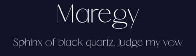 Maregy by Salamahtype.com — Sans Serif Font — thumbnail 2