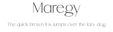 Maregy by Salamahtype.com — Sans Serif Font — thumbnail 1