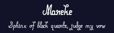 Mareke by Milena Gajovic — Script Handwritten Font — thumbnail 2