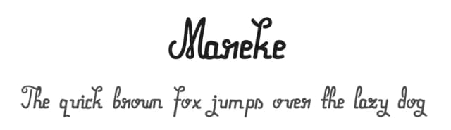 Mareke by Milena Gajovic — Script Handwritten Font
