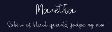 Maretha by Inermedia Studio — Script Handwritten Font — thumbnail 2