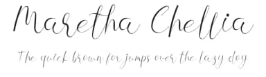 Maretha Chellia by Airotype — Script Handwritten Font — thumbnail 1