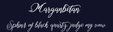 Marganbetan by Aquilera Saiman — Script Handwritten Font — thumbnail 2