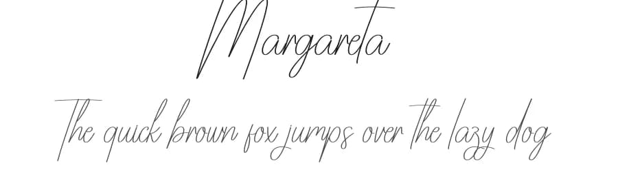 Margareta by Scratchones — Script Handwritten Font