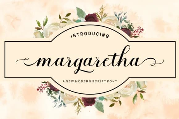 Margaretha Font by LetterFreshStudio — Script Handwritten Font — preview 1