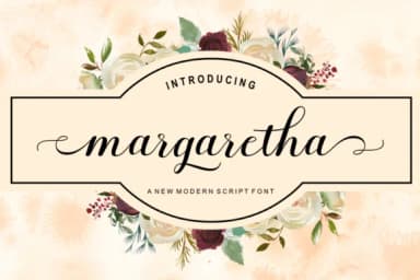 Margaretha Font by LetterFreshStudio — Script Handwritten Font — thumbnail 1