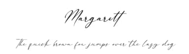 Margarett by Kong Font — Script Handwritten Font — thumbnail 1