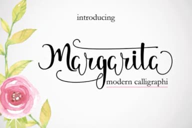 Margarita Font by Rt Creative — Script Handwritten Font — thumbnail 1