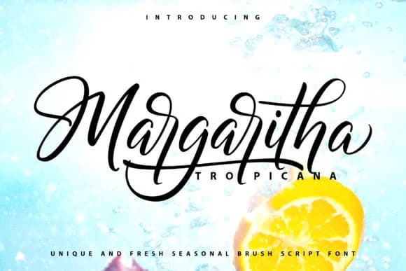 Margaritha Tropicana Font by Vunira — Script Handwritten Font