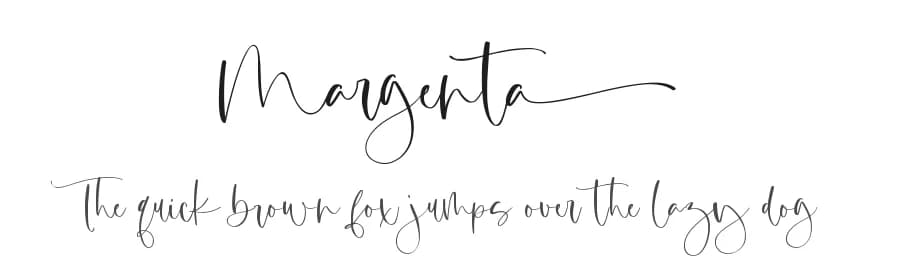 Margenta by Sronstudio — Script Handwritten Font
