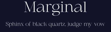 Marginal by Zeenesia Studio — Serif Font — thumbnail 2