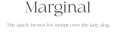 Marginal by Zeenesia Studio — Serif Font — thumbnail 1
