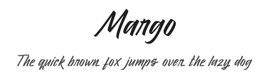Margo by Kong Font — Script Handwritten Font