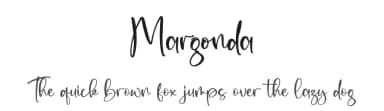 Margonda by Perspectype Studio - Letterena.com — Script Handwritten Font — thumbnail 1