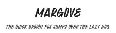 Margove by Kong Font — Script Handwritten Font — thumbnail 1