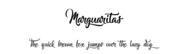 Marguaritas by Cat.B — Script Handwritten Font — thumbnail 1