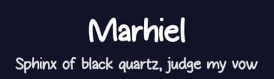 Marhiel by MJType — Script Handwritten Font — thumbnail 2
