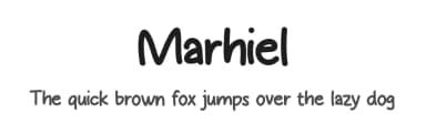 Marhiel by MJType — Script Handwritten Font — thumbnail 1