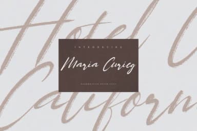 Maria Curieg Font by Productype — Script Handwritten Font — thumbnail 9