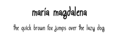 María Magdalena by Woodcutter — Script Handwritten Font — thumbnail 1