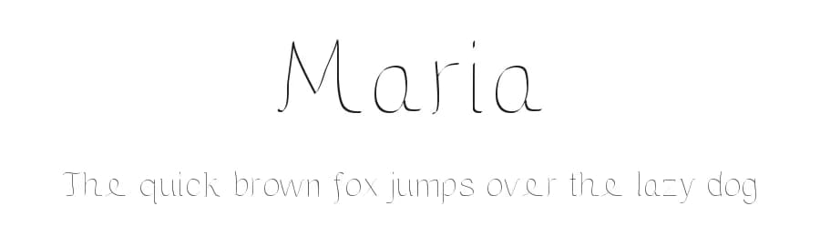 Maria by Kreativ Font — Script Handwritten Font