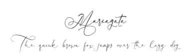 Mariagata by Letterara — Script Handwritten Font — thumbnail 1