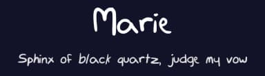 Marie by Marie Daake — Script Handwritten Font — thumbnail 2