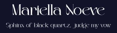 Mariella Noeve by Muksal Creative — Sans Serif Font — thumbnail 2