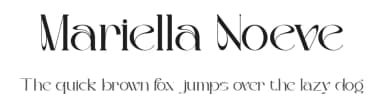 Mariella Noeve by Muksal Creative — Sans Serif Font — thumbnail 1