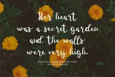 Marigold Font by geadesign — Script Handwritten Font — thumbnail 4
