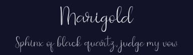 Marigold by Stellaris Studio — Script Handwritten Font — thumbnail 2