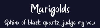Marigolds by 7NTypes — Script Handwritten Font — thumbnail 2