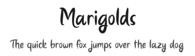 Marigolds by 7NTypes — Script Handwritten Font — thumbnail 1
