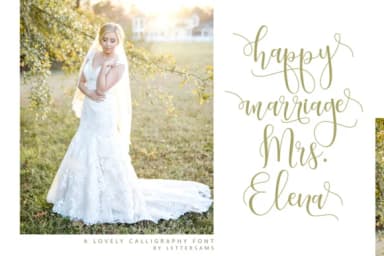 Marihouse Script Font by Lettersams — Script Handwritten Font — thumbnail 3