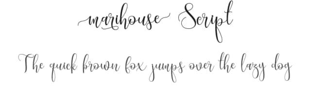 Marihouse Script by Lettersams — Script Handwritten Font